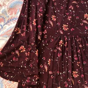 3/4 sleeve peasant blouse